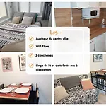 Lägenhet Jacobin-centre Ville-paisible-2 Couchages Amiens
