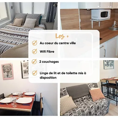 Appartement Jacobin-centre Ville-paisible-2 Couchages Amiens
